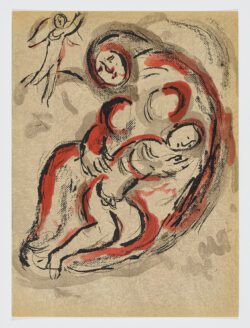 Agar dans le Désert, 1960, Marc Chagall