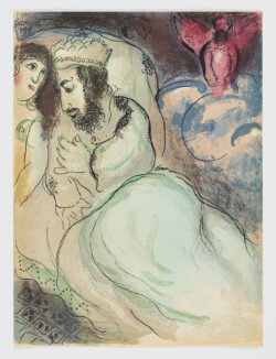 Sara et Abimelech, 1960, Marc Chagall