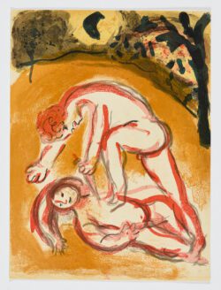 Caïn et Abel, 1960, Marc Chagall