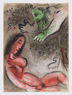 Ève maudite par Dieu, 1960, Marc Chagall