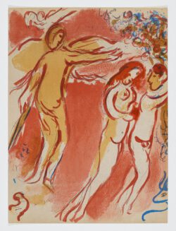 Adam et Ève chassés du Paradis terrestre, 1960, Marc Chagall