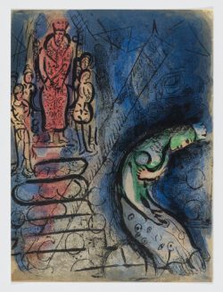 Assuérus chasse Vasthi, 1960, Marc Chagall