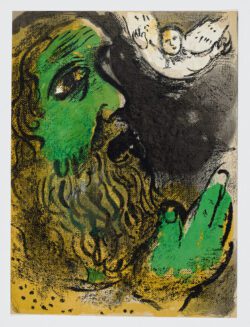 Job en Prière, 1960, Marc Chagall