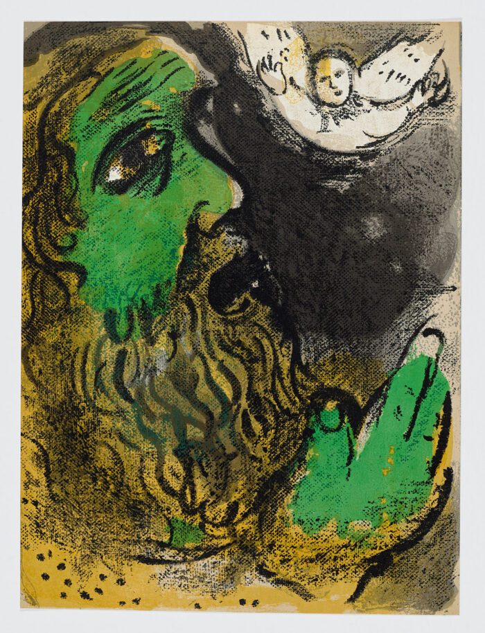 Job en Prière, 1960, Marc Chagall