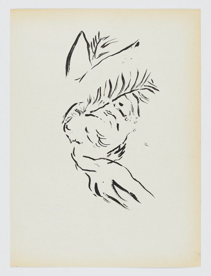 Job en Prière, 1960, Marc Chagall