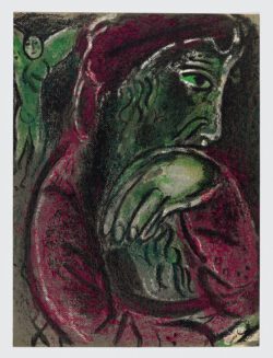 Job désespéré, 1960, Marc Chagall