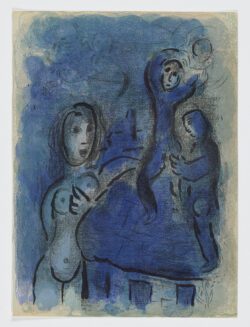 Rahab et les Espions de Jéricho, 1960, Marc Chagall