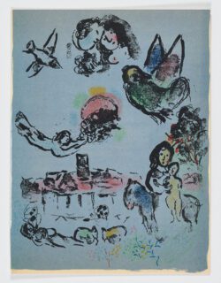 Nuit à Vence, 1963, Marc Chagall