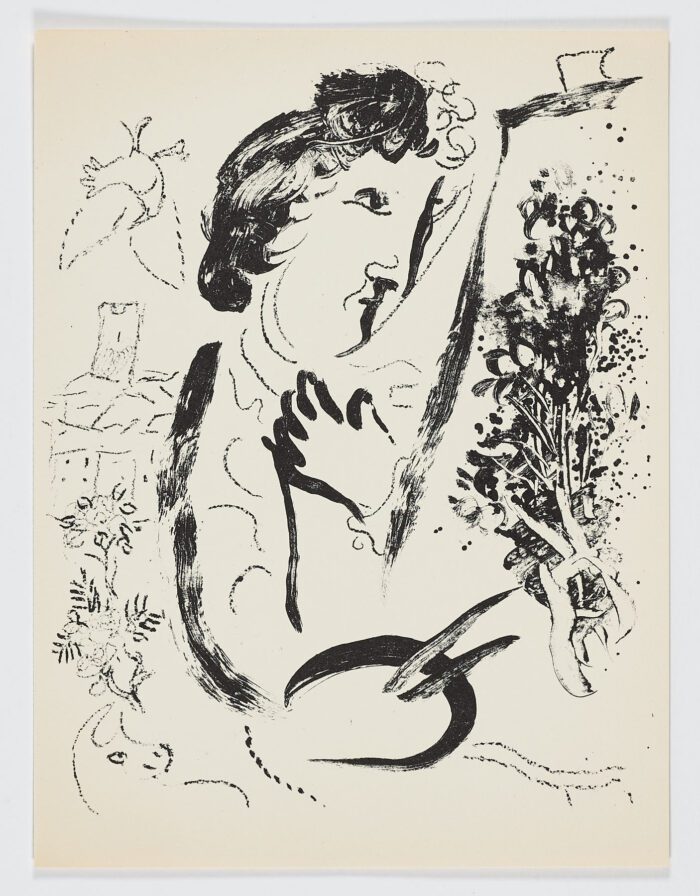 Devant le Tableau, 1960, Marc Chagall
