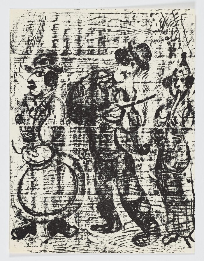 Les Musiciens Vagabonds, 1960, Marc Chagall
