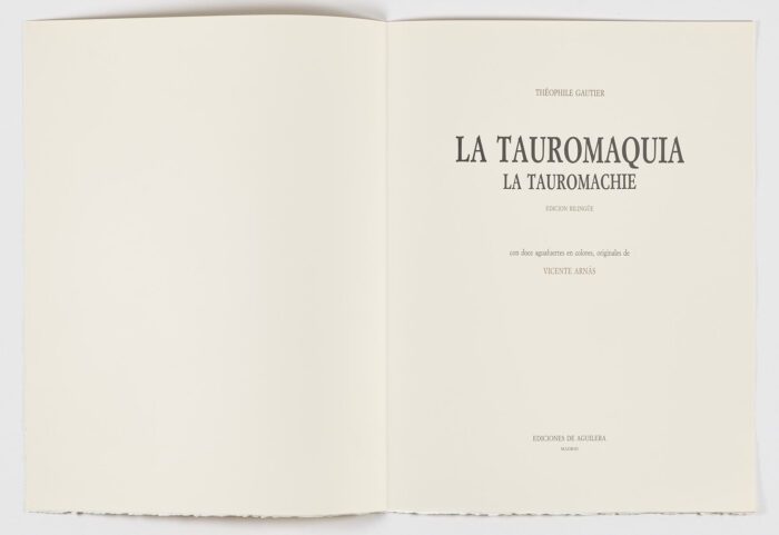 La Tauromarquia, 1960, Vicente Arnás