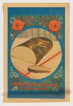 Ne pas gaspiller le pain est notre devoir, 1916, S. Vincent