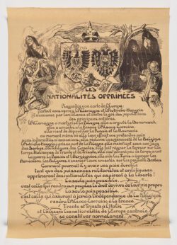 Les nationalités opprimées , 1918, Victor Prouvé