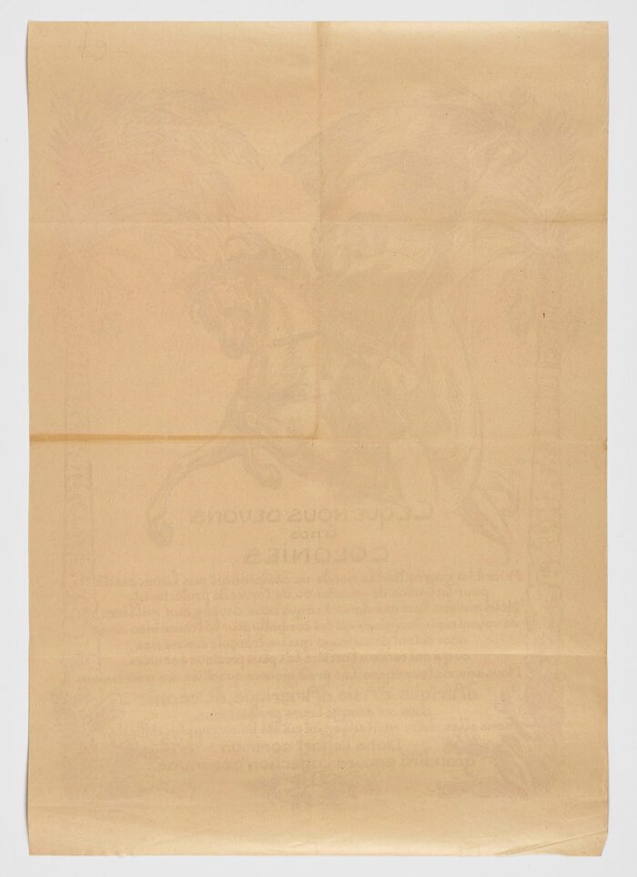 Ce que nous devons à nos colonies, 1918, Victor Prouvé