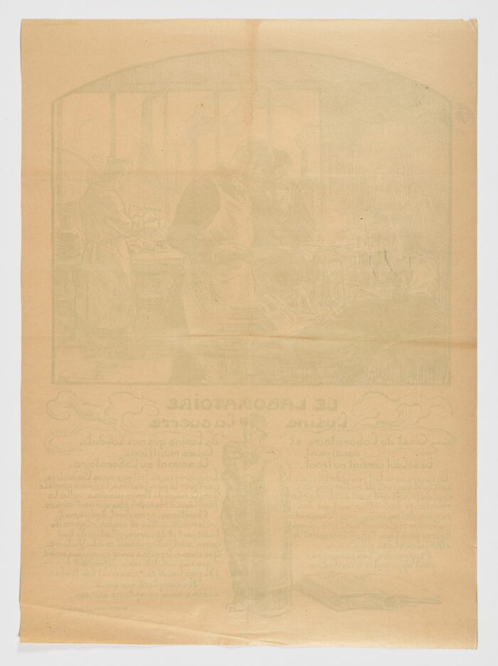 Le laboratoire, l’usine, la guerre,1918, Victor Prouvé