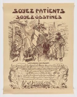 Soyez patients, soyez obstinés, 1918. Victor Prouvé