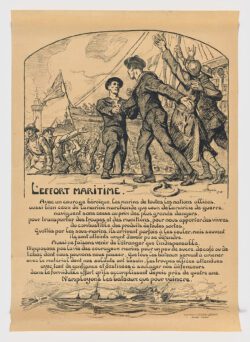 L’effort maritime,1918, Victor Prouvé