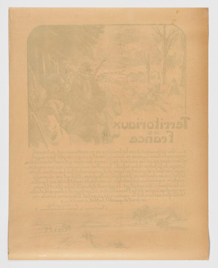 Territoriaux de France, 1918, Victor Prouvé