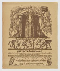 Que veut l’Allemagne (1918), Victor Prouvé