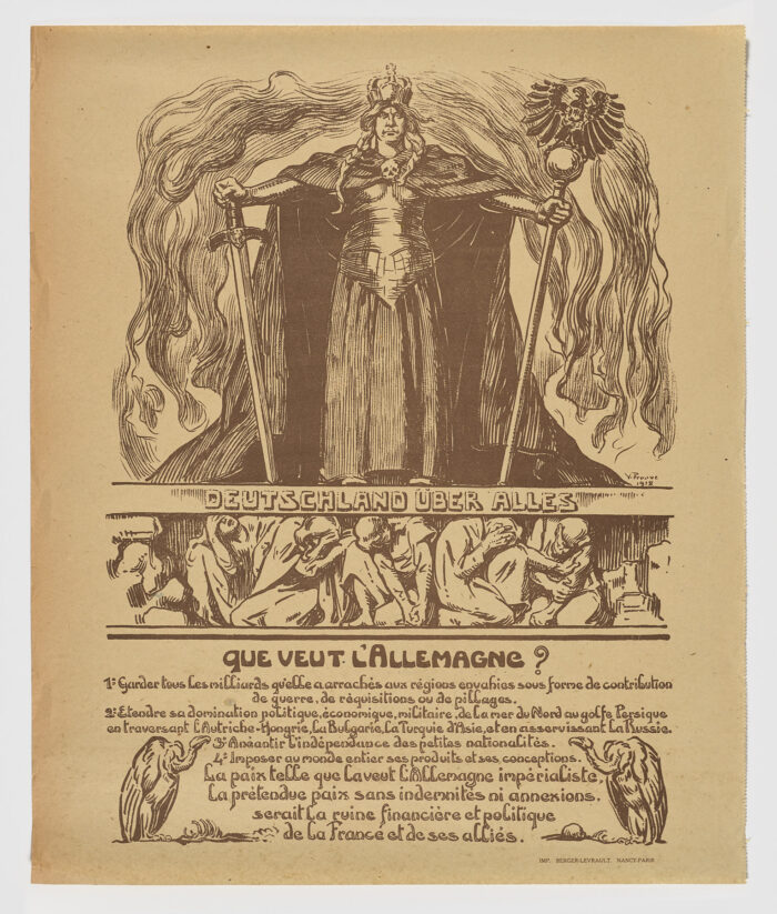 Que veut l’Allemagne (1918), Victor Prouvé