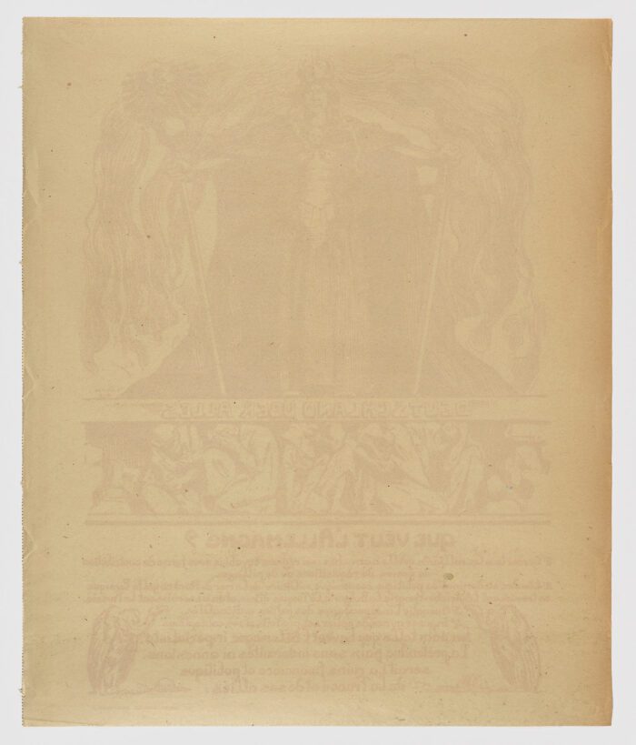 Que veut l’Allemagne (1918), Victor Prouvé