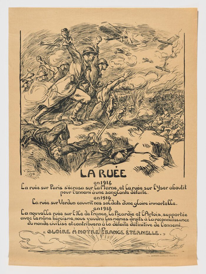 La ruée, 1918, Victor Prouvé