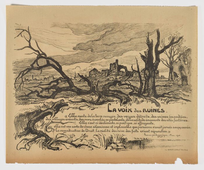 La voix des ruines, 1918, Victor Prouvé