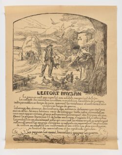 L’effort paysan, 1918, Victor Prouvé