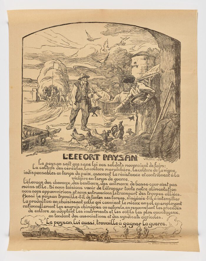 L’effort paysan, 1918, Victor Prouvé