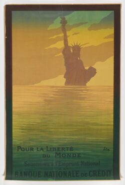 Pour la Liberte Du Monde / Souscrivez a l’Emprunt National a la / Banque Nationale de Credit, 1917, Georges Goursat