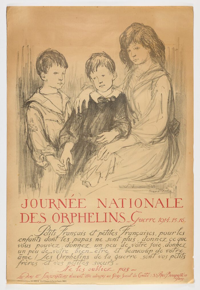 Poster French WWI Journee Nationale, 1916, Bernard P. Naudin