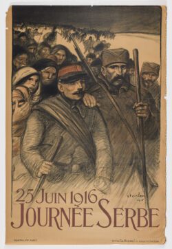 Journée Serbe, 1916, Théophile Alexandre Steinlen