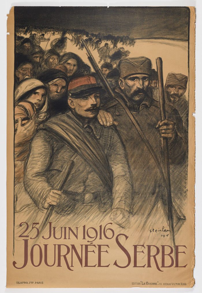 Journée Serbe, 1916, Théophile Alexandre Steinlen