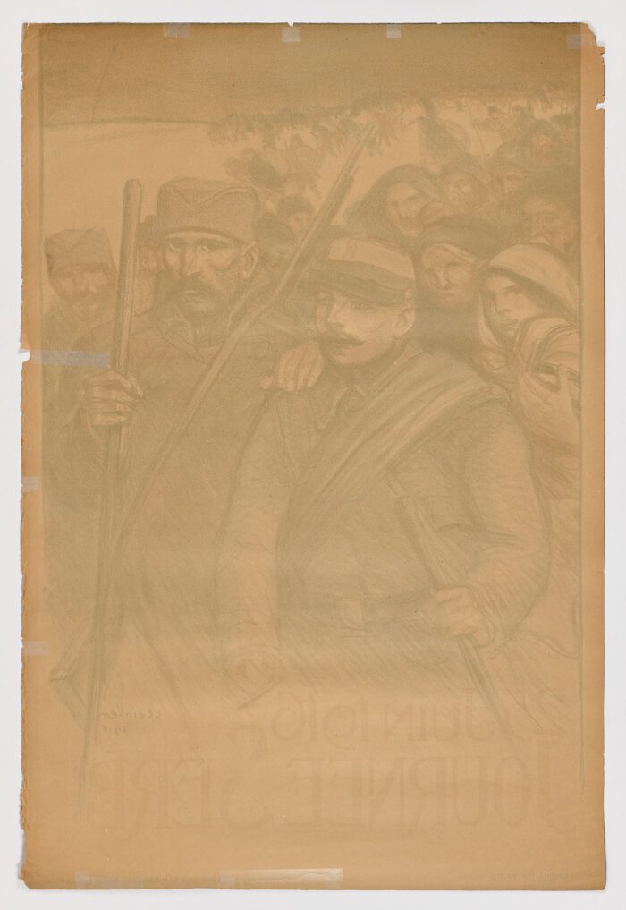 Journée Serbe, 1916, Théophile Alexandre Steinlen