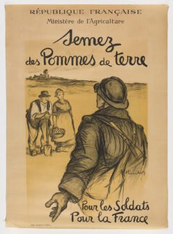 Semez des pommes de terre pour les soldats, pour la France, 1916, Hautot Georges