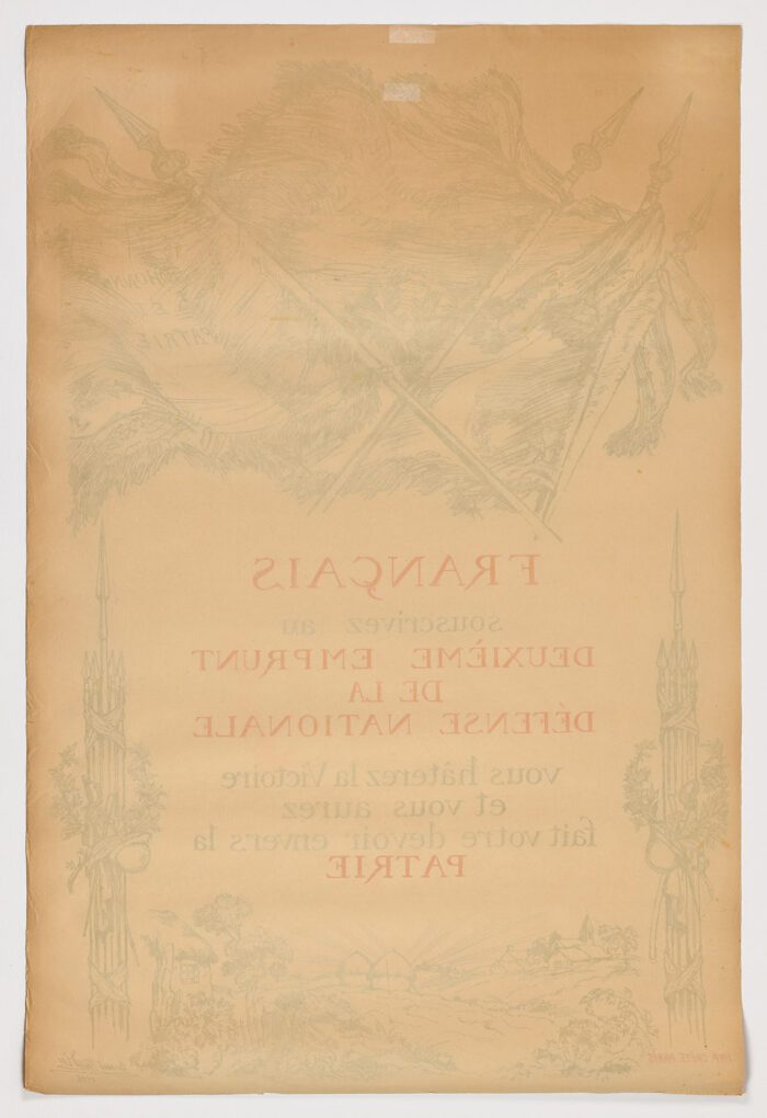 Francais, souscrivez au deuxieme Emprunt de la Defense Natio, 1916, Bernard P. Naudin