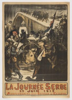 La Journée Serbe, 1916, Charles Dominique Fouqueray