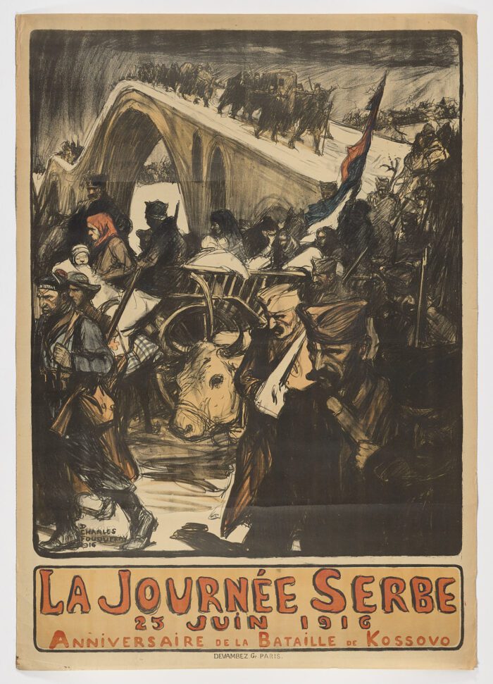 La Journée Serbe, 1916, Charles Dominique Fouqueray