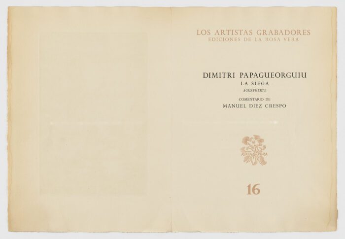 La siega, Dimitri Papageorgiu