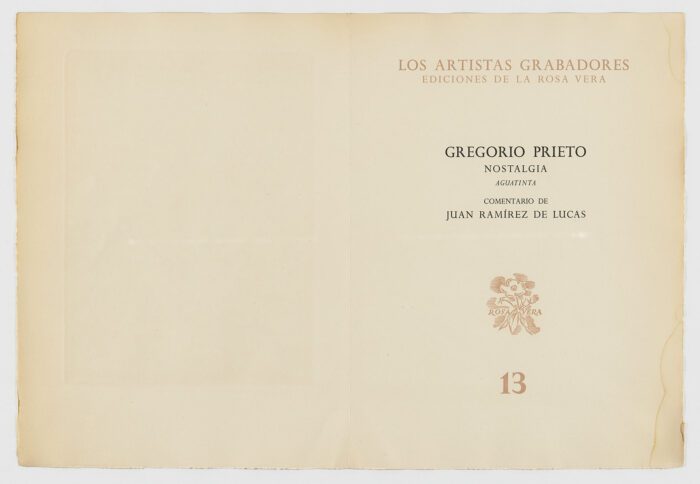 Nostalgia, Gregorio Prieto
