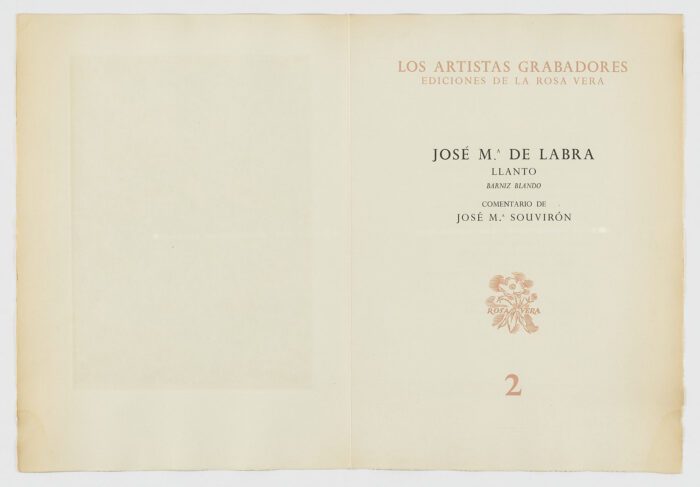 Llanto, José María De Labra