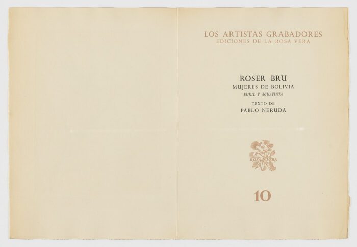 Mujeres de Bolivia, Roser Bru