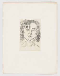 Portrait of Mlle. Marguerite Matisse, 1920, Henri Matisse