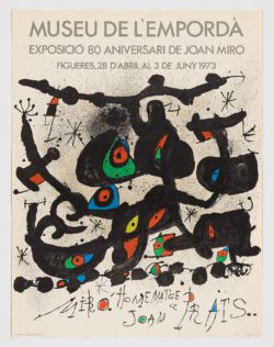 Homenatge a Joan Prats, Museu de l´Empordá, Figueres, Joan Miró