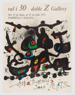 Homenaje a Joan Prats en Marbella, Joan Miró