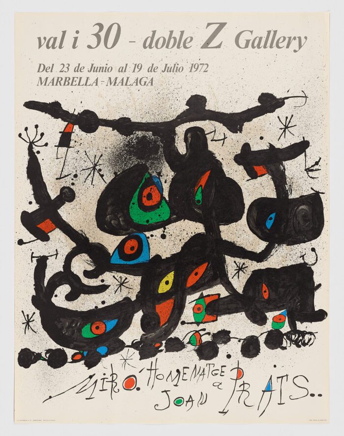Homenaje a Joan Prats en Marbella, Joan Miró