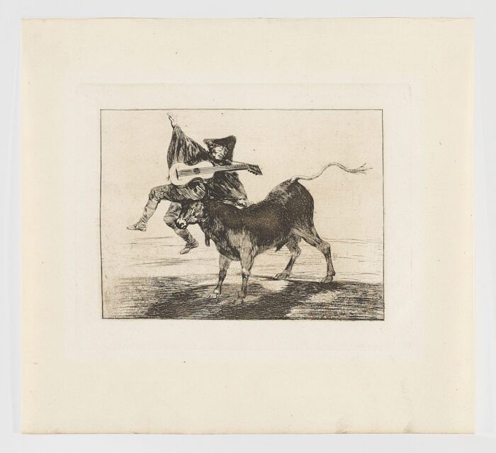 Dios se lo pague a usted / Barbara dibersion, 1880, Francisco de Goya