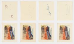 La Divina Comedia. Infierno canto 16 (Descomposición cromática), Salvador Dalí