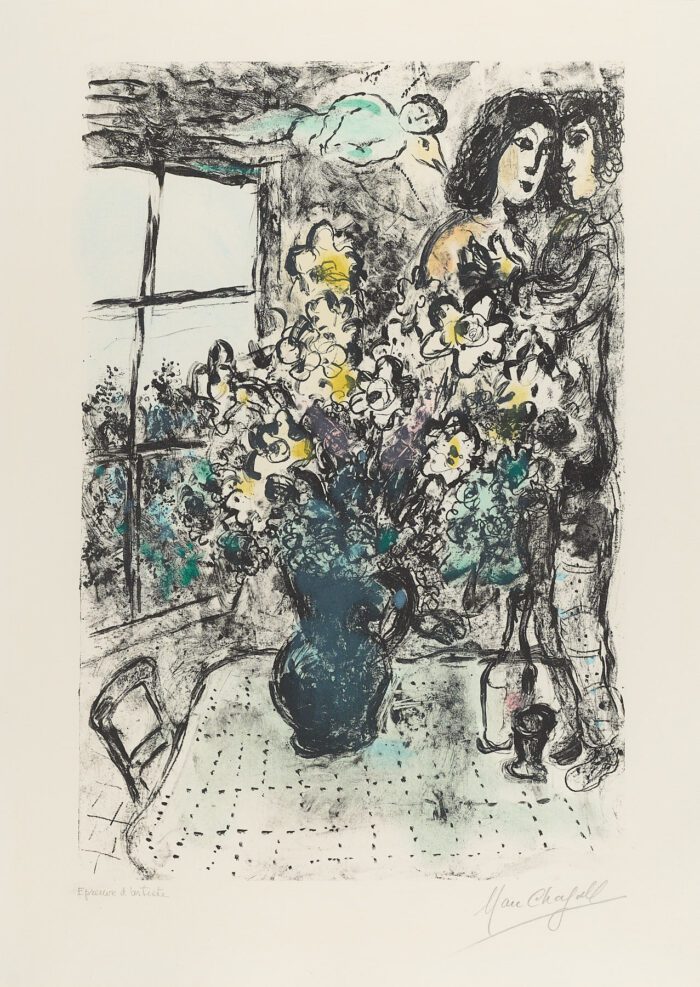 Intimité (Mourlot 571), Marc Chagall