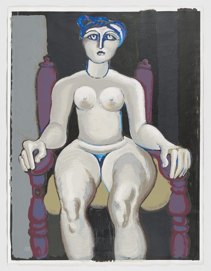 Mujer sentada, Juan Alcalde
